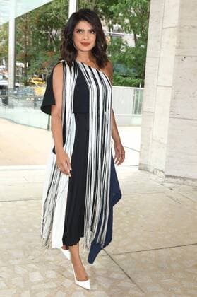 NEW YORK, NY- September 04: Priyanka Chopra arrives at the 2019 Couture Council Luncheon at Lincoln Center in New York City on September 04, 2019. Copyright: xRWx