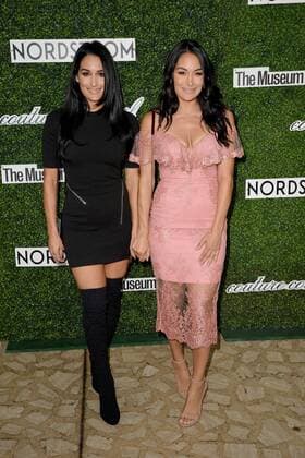 September 4, 2019, New York, NY, USA September 4, 2019 New York City Brie Bella and Nikki Bella arriving to the FIT Couture Council Award luncheon during New York Fashion Week on September 4, 2019 in New York City New York USA  - ZUMAny1_ 20190904_zaf_ny1_047 Copyright: xKristinxCallahanx