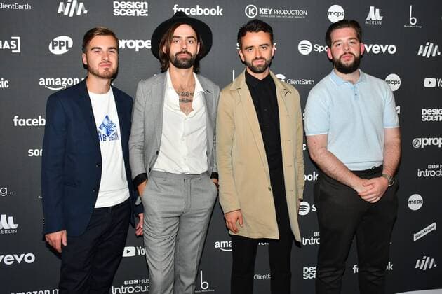 Scruff of the Neck at AIM Independent Music Awards at the Roundhouse, Camden Town, London, UK. SEPTEMBER 3rd 2019  SLIx193209