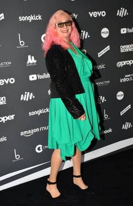 Karen Emanuel at AIM Independent Music Awards at the Roundhouse, Camden Town, London, UK. SEPTEMBER 3rd 2019  SLIx193209