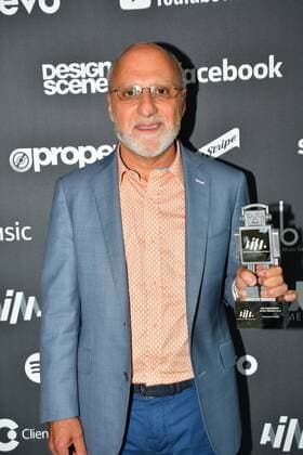Allen Kovac at AIM Independent Music Awards at the Roundhouse, Camden Town, London, UK. SEPTEMBER 3rd 2019  SLIx193209