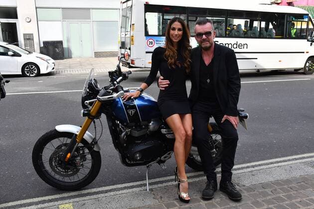 Billy Duffy and Leilani Dowding arrive at AIM Independent Music Awards at the Roundhouse, Camden Town, London, UK. SEPTEMBER 3rd 2019  SLIx193209