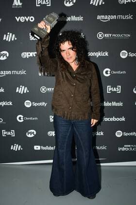 Georgia at AIM Independent Music Awards at the Roundhouse, Camden Town, London, UK. SEPTEMBER 3rd 2019  SLIx193209