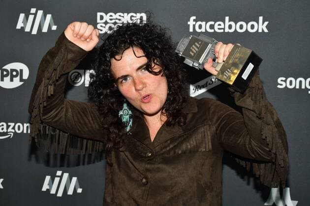 Georgia at AIM Independent Music Awards at the Roundhouse, Camden Town, London, UK. SEPTEMBER 3rd 2019  SLIx193209