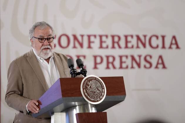 September 4, 2019 EUM20190904NAC18 JPG MEXICO CITY PresidencyPresidency AMLO September 4, 2019 Alejandro Encinas, Undersecretary of Human Rights, during the morning conference of President Andres Manuel Lopez Obrador at the National Palace Photo Agency EL UNIVERSALIvan StephensEELG  - ZUMAu78_ 20190904_zaf_u78_038 Copyright: xElxUniversalx