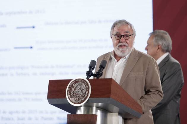 September 4, 2019 EUM20190904NAC19 JPG MEXICO CITY PresidencyPresidency AMLO September 4, 2019 Alejandro Encinas, Undersecretary of Human Rights, during the morning conference of President Andres Manuel Lopez Obrador at the National Palace Photo Agency EL UNIVERSALIvan StephensEELG  - ZUMAu78_ 20190904_zaf_u78_039 Copyright: xElxUniversalx