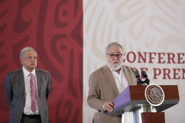 September 4, 2019 EUM20190904NAC20 JPG MEXICO CITY PresidencyPresidency AMLO September 4, 2019 Alejandro Encinas, Undersecretary of Human Rights, during the morning conference of President Andres Manuel Lopez Obrador at the National Palace Photo Agency EL UNIVERSALIvan StephensEELG  - ZUMAu78_ 20190904_zaf_u78_040 Copyright: xElxUniversalx