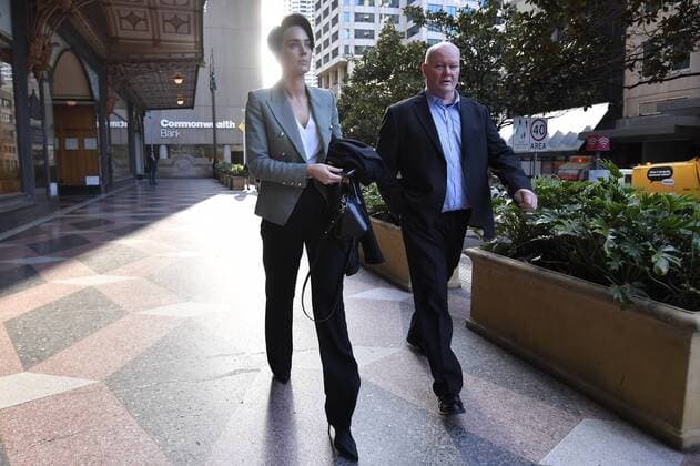 SARAH BUDGE COURT, Sarah Budge leaves the Downing Centre Court in Sydney, Thursday, September 5, 2019. Sarah Budge, girlfriend of John Ibrahim, is facing court on a firearms charge. ( NO ARCHIVING, EDITORIAL USE ONLY, NO USE IN BOOKS WITHOUT CONSENT SYDNEY NSW AUSTRALIA  Copyright: xSTEVENxSAPHOREx 20190905001416466164