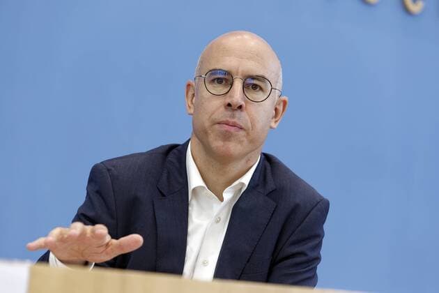 Gabriel Felbermayr 2019 09 05, Berlin, Germany Federal Press Conference Prof Gabriel Felbermayr, Ph D , President of the Institute for the World Economy r at the presentation of the latest Kiel Subsidy Report