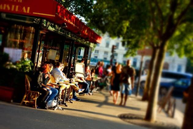 Paris, street cafe