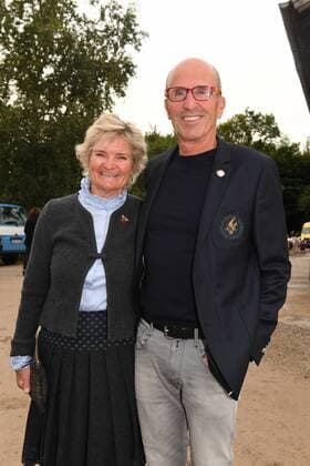 Dr Ernst Otto Münch with wife 25 Tabaluga Golf Cup Charity Golf Evening Gala Stable Greinwaldhof Tutzing 07 September 2019