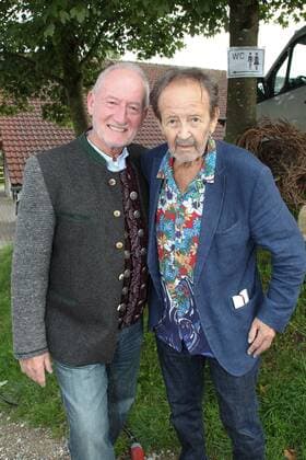 Sepp Schauer and Gernot Roll, Tabaluga Golf Cup 2019 Gala evening at the riding stable in Tutzing on 07 09 2019