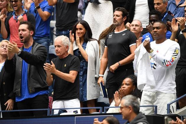 Herzogin Meghan als Zuschauer bei den Tennis US Open in New York FLUSHING NY- SEPTEMBER 07: Meghan, Duchess of Sussex is seen watching Serena Williams Vs Bianca Andreescu during the women s finals on Arthur Ashe Stadium at the USTA Billie Jean King National Tennis Center on September 7, 2019 in Flushing Queens Copyright: xmpi04x xMediaPunchx