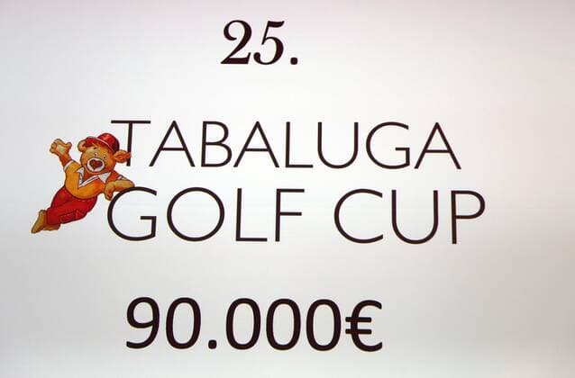 25 Tabaluga Golf Tournament in favour of the Mcihael Roll Tabaluga Foundation At the 25 Tabluga Golf Cup, 90,000 euros in donations were collected In the 25 years, almost 2 million euros in donations were collected for the Tabaluga Foundation, Tutzing Deutschland Golfclub Tutzing