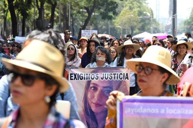 September 8, 2019 EUM20190908NAC06 JPG MEXICO CITY Protest Protest Feminicide September 8, 2019 A group of women march on the Paseo de la Reforma against femicides in different entities of the country Photo Agency EL UNIVERSALArmando MartinezEELG  - ZUMAu78_ 20190908_zaf_u78_019 Copyright: xElxUniversalx
