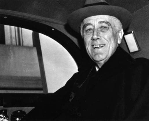 Roosevelt coming back from the Yalta Conference (Crimea). Roosevelt coming back from the Yalta Conference (Crimea). March 1945 United States - World War II Copyright: xPhoto12 ArchivesxSnarkx DFS09A00304