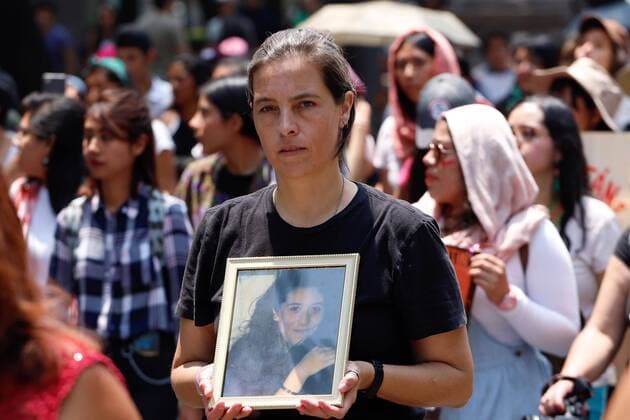 September 8, 2019 EUM20190908NAC10 JPG MEXICO CITY Protest Protest Feminicide September 8, 2019 Women participate in the March of Silence to demand justice for femicides occurred in different entities of the country Photo Agency EL UNIVERSALBerenice FregosoEELG  - ZUMAu78_ 20190908_zaf_u78_032 Copyright: xElxUniversalx