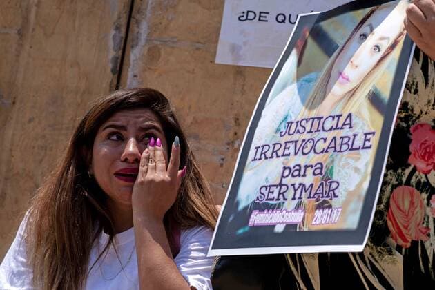 September 8, 2019 EUM20190908NAC26 JPG MEXICO CITY Protest Protest Feminicide September 8, 2019 Women participate in the March of Silence to demand justice for femicides occurred in different entities of the country Photo Agency EL UNIVERSALGerardo LunaEELG  - ZUMAu78_ 20190908_zaf_u78_057 Copyright: xElxUniversalx