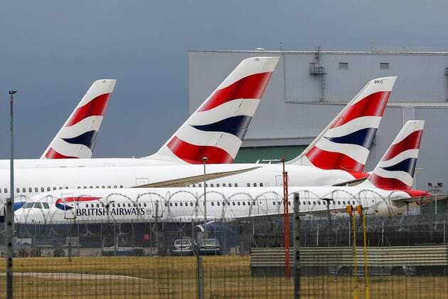 Bilder des Jahres 2019, News 09 September News Themen der Woche KW37 News Bilder des Tages September 9, 2019, London, UK, UK: London, UK. British Airways aeroplanes grounded at London Heathrow Terminal 3 on the first day of the two days first-ever strike staged by British Airways pilots dispute over pay. London UK  - ZUMAl94_ 20190909_zaf_l94_029 Copyright: xDinendraxHariax