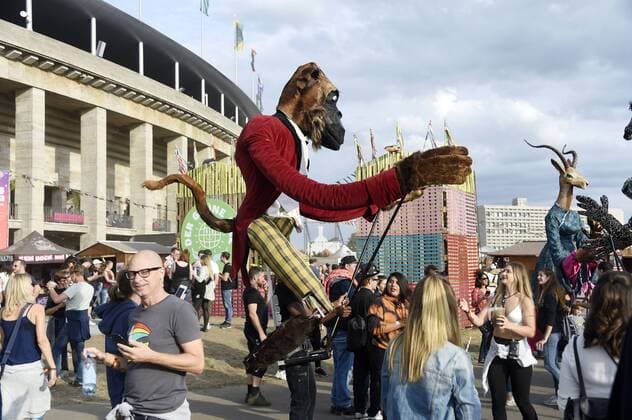 Festival visitors at the Lollapalooza Festival in the Olympiastadion and Olympiapark Berlin, 08 09 2019 Foto:xN.xKubelkax xFuturexImage