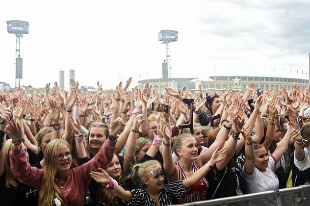 Festival visitors at the Lollapalooza Festival in the Olympiastadion and Olympiapark Berlin, 08 09 2019 Foto:xN.xKubelkax xFuturexImage