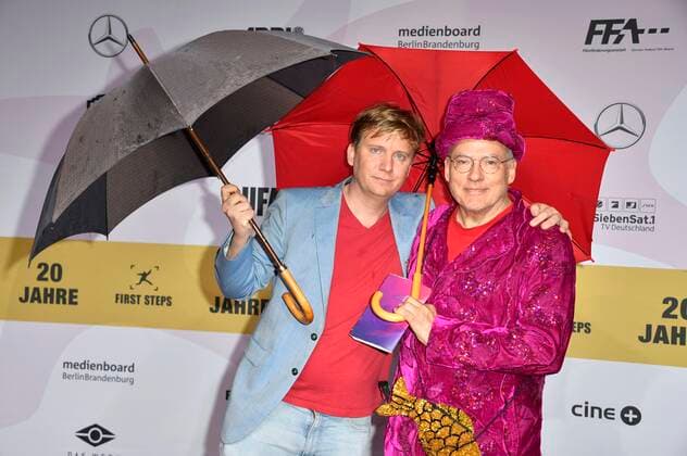 Rosa von Praunheim with her partner Oliver Sechting at the 20 First Steps Awards 2019 in the Stage Theater des Westens Berlin, 09 09 2019 Foto:xF.xKernx xFuturexImage