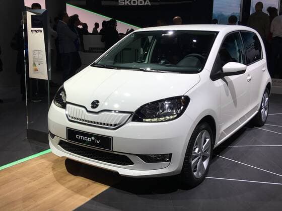 Czech car manufacturer Skoda Auto presented Citigo-e iV, Skoda s first electric car, during the 2019 International Motor Show Germany in Frankfurt, Germany, on September 9, 2019. (CTKxPhoto JanxSadilek) CTKPhotoP201909090699101  Jsa2