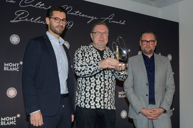 Berlin GER, Berlin, 10 09 19, Presentation of the Montblanc de la Culture Arts Patronage Awards by GF Montblanc, Christoph Tannert, Till Fellrath, 10 09 2019, Presentation of the Montblanc de la Culture Arts Patronage Awards by this years prizewinner, Kuenstlerhaus Bethanien, Copyright: xEIBNER UwexKochx EP_ukh