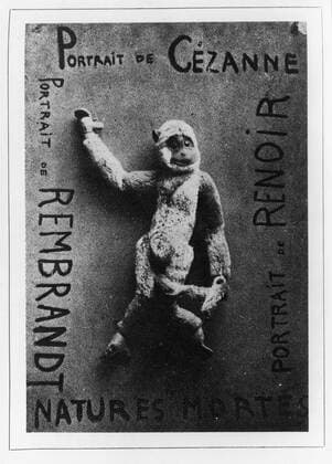 Picabia, Portrait of CÃ©zanne, portrait of Renoir, Portrait of Rembrandt Francis Picabia French school Portrait of CÃ©zanne, portrait of Renoir, Portrait of Rembrandt 1920 Toy monkey and oil on cardboard Reproduced in Cannibale on April 25, 1920 Francis Picabia (1879-1953). These photographic works are protected by legislation concerning literary and artistic property in all countries. Royalties are handled by ADAGP. To publish or diffuse these photographs, you must imperatively obtain the authorization of ADAGP or its correspondents abroad and to pay corresponding royalties. : htt Copyright: xPhoto12 ArchivesxSnarkx DFS15A00_409