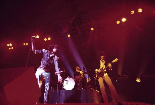 The Rolling Stones, 1972 The Rolling Stones during a concert from the Rolling Stones American Tour 1972. Photo Michael Holtz The Rolling Stones American Tour 1972 also known as STP (Stones Touring Party), June 3rd to July 26th, followed the release of the album Exile on Main Street. Copyright: xMichaelxHoltz Photo12x HLZ17A00_147