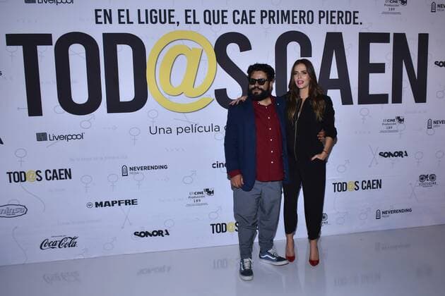Todas Caen film press conference MEXICO CITY, MEXICO - SEPTEMBER 11: Claudia Alvarez and Mauricio Barrientos poses for photos during Todas Caen film press conference at Cinepolis Plaza Universidad on September 11, 2019 in Mexico City, Mexico  Copyright: xCarlosxTischlerx EYE_7019