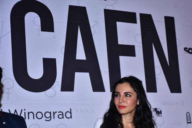 Todas Caen film press conference MEXICO CITY, MEXICO - SEPTEMBER 11: Martha Higareda speaks during Todas Caen film press conference at Cinepolis Plaza Universidad on September 11, 2019 in Mexico City, Mexico  Copyright: xCarlosxTischlerx EYE_6746