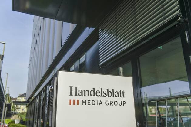 Handelsblatt Media Group, Toulouser Allee, Düsseldorf, Nordrhein-Westfalen, Deutschland *** Handelsblatt Media Group, Toulouser Allee, Düsseldorf, North Rhine-Westphalia, Germany