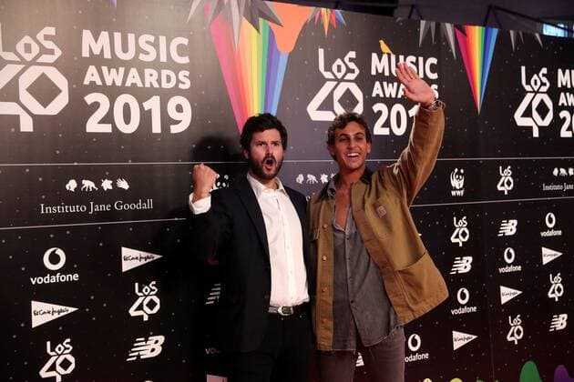 Members of the music band Taburete pose for the media during LOS40 Music Awards 2019 nominee dinner, in Madrid, Spain, 12 September 2019. LOS40 Music Awards nominee dinner !ACHTUNG: NUR REDAKTIONELLE NUTZUNG!  Copyright: xJuanJoxMartinx GRAF1103 20190912-637039180930727908
