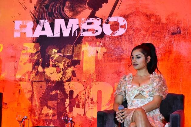 Rambo: Last Blood film press conference MEXICO CITY, MEXICO - SEPTEMBER 12: Actress Yvette Monreal speaks during a press conference to promote Rambo: Last Blood at Mexico City Four Season Hotel on September 12, 2019 in Mexico City, Mexico  Copyright: xCarlosxTischlerx EYE_8153