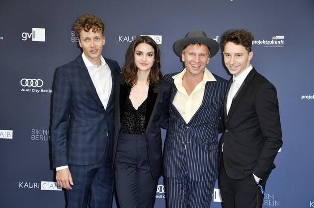 Julius Feldmeier, Luise Befort, Robert Stadlober and Jonathan Berlin at the presentation of the German Drama Award 2019 at the Zoo Palast Berlin, 13 09 2019 Foto:xF.xKernx xFuturexImage