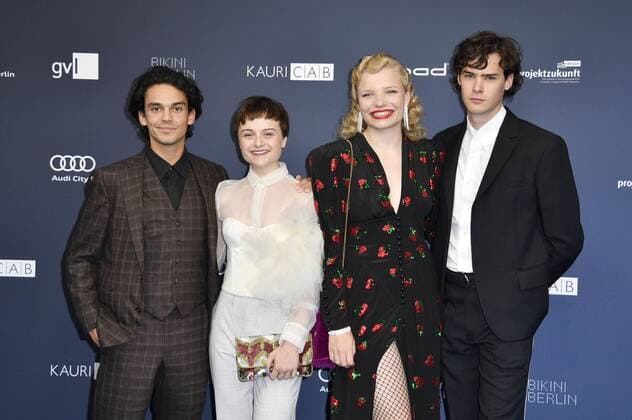 Jasper Engelhardt, Lena Urzendowsky, Luisa Celine Gaffron and Thomas Prenn at the presentation of the German Drama Prize 2019 at the Zoo Palast Berlin, 13 09 2019 Foto:xF.xKernx xFuturexImage