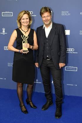 Helga Trüpel and Robert Habeck at the presentation of the German Drama Award 2019 at the Zoo Palast Berlin, 13 09 2019 Foto:xC.xNiehausx xFuturexImage