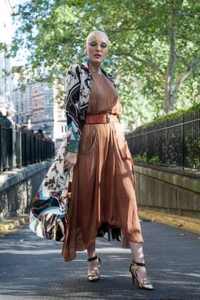 Street Style on day two of London Fashion Week SS 2020 on Friday September 13th 2019, showcasing stylish individuals London is internationally known for.  (112044973)