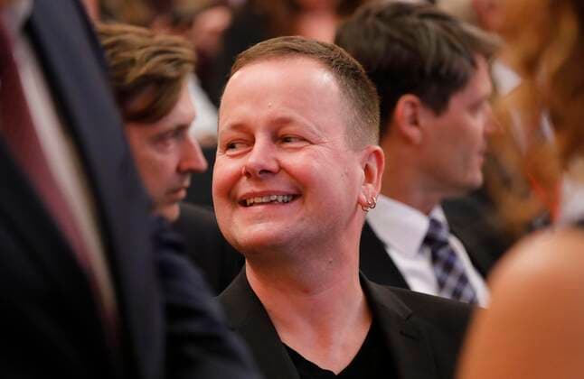 Dr Klaus Lederer, DIE LINKE Mayor of the State of Berlin Senator for Culture and Europe of the State of Berlin, Germany, Berlin, Rotes Rathaus , Shimon Peres Prize 2019 for Academy Leadership Competence Award Ceremony on 15 09 2019