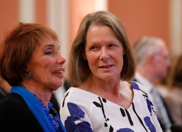 Christina Rau geb Delius, widow of former Federal President Johannes Rau, Germany, Berlin, Rotes Rathaus , Shimon Peres Prize 2019 for Academy Leadership Competence Award ceremony on 15 09 2019 in Berlin