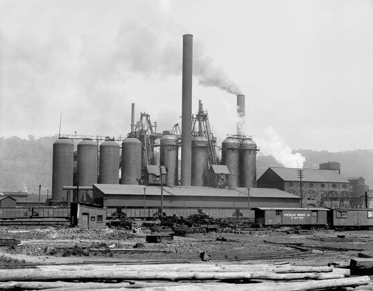 Carnegie Steel Company, Lucy Furnace, Pittsburgh, Pennsylvania, USA, Detroit Publishing Company, 1910  Copyright: CircaxImages ghi-circa00742