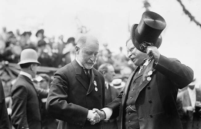 Mayor William Gaynor and Teddy Roosevelt at Parade, New York City, New York, USA, Bain News Service, June 23, 1910 Editorial Use Only  Copyright: CircaxImages ghi-circa01984