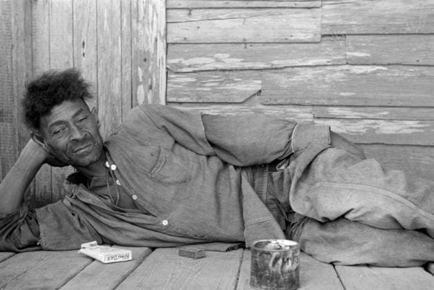 Unemployed Trapper, Plaquemines Parish, Louisiana, USA, Ben Shahn for U.S. Resettlement Administration, October 1935 Editorial Use Only  Copyright: CircaxImages ghi-circa04822