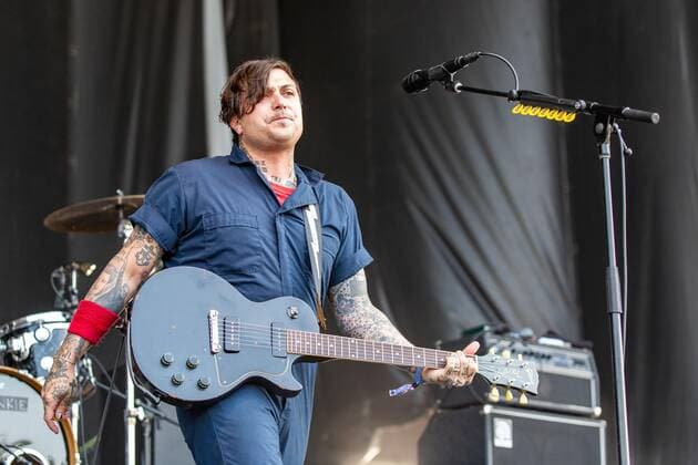 September 15, 2019, Chicago, Illinois, U.S: FRANK IERO of Frank Iero and The Future Violents during the Riot Fest Music Festival at Douglas Park in Chicago, Illinois Chicago U.S. - ZUMAs135 20190915_zap_s135_030 Copyright: xDanielxDeSloverx