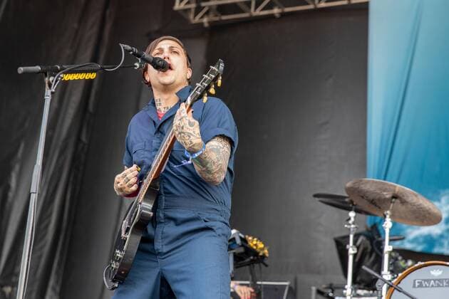 September 15, 2019, Chicago, Illinois, U.S: FRANK IERO of Frank Iero and The Future Violents during the Riot Fest Music Festival at Douglas Park in Chicago, Illinois Chicago U.S. - ZUMAs135 20190915_zap_s135_001 Copyright: xDanielxDeSloverx