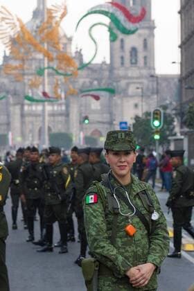 September 16, 2019 EUM20190916NAC05 JPG MEXICO CITY, CommemorationsCelebrationsIndependence This Monday, September 16, 2019, the Armed Forces enlist their participation in the military parade to commemorate the 209th anniversary of Mexicos Independence Photo THE UNIVERSALJuan Armando MartinezRDB  - ZUMAu78_ 20190916_zaf_u78_011 Copyright: xElxUniversalx