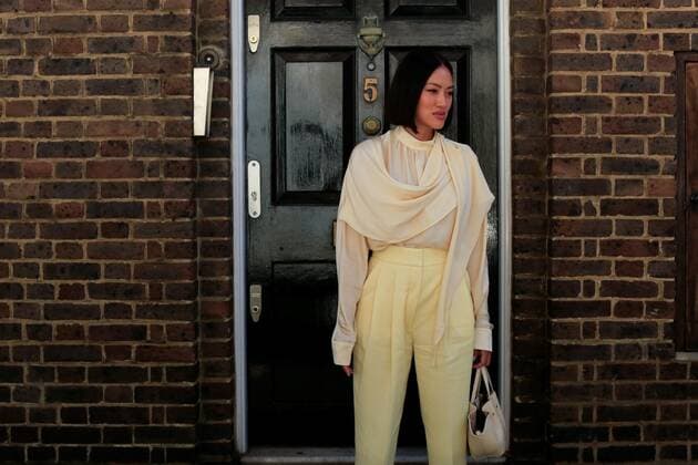 Tiffany Hsu attending the show during London Fashion Week September 14, 2019 - LFW: Spring 2020 Street Style Day 1, London England United Kingdom  Copyright: xRunwayxManhattan ValentinaxRaniex SS20LNDVR1409019096