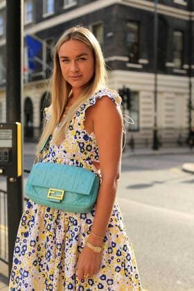 Nina Suess attending the show during London Fashion Week September 14, 2019 - LFW: Spring 2020 Street Style Day 1, London England United Kingdom  Copyright: xRunwayxManhattan ValentinaxRaniex SS20LNDVR1409019147