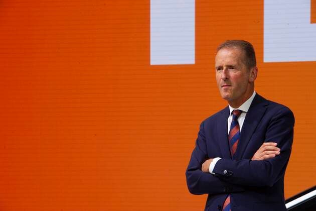 Herbert DIESS, Vorstandsvorsitzender Volkswagen AG, Eroeffnung Internationale Automobil- Aussstellung IAA 2019 in Frankfurt, am 12.09.2019. *** Herbert DIESS, Chairman of the Board of Management Volkswagen AG, Opening International Motor Show IAA 2019 in Frankfurt, on 12 09 2019